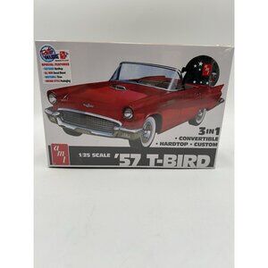 New AMT 1:25 1957 Ford Thunderbird T-Bird Convertible 3-in-1 Model Kit AMT1397